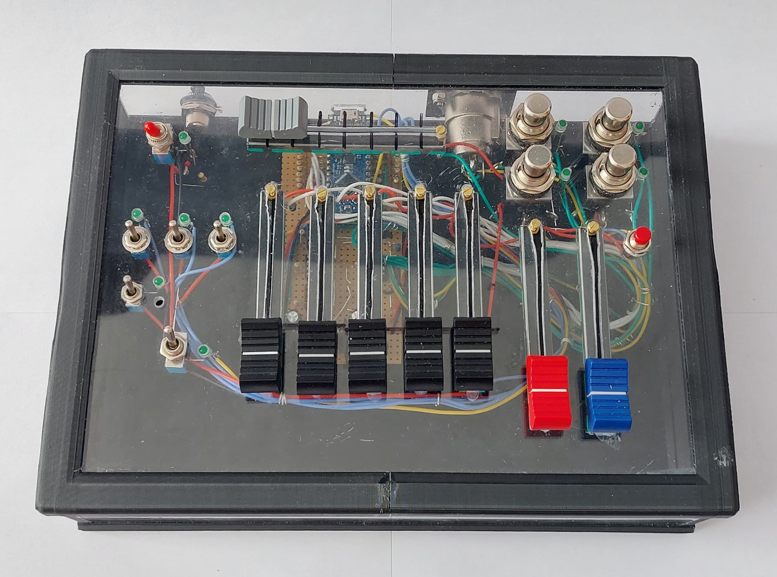 DMX-Controller-Druafsicht DIY